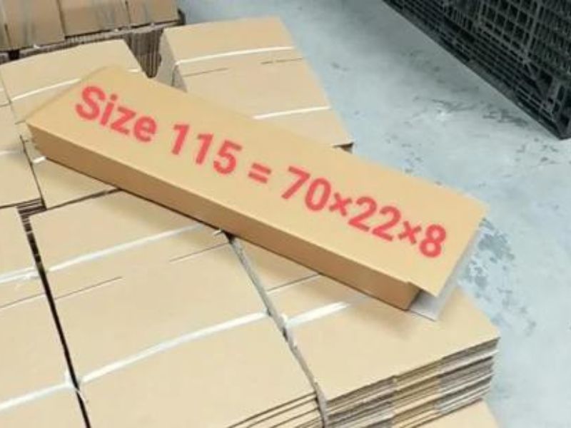 thùng carton đựng vợt cầu lông-