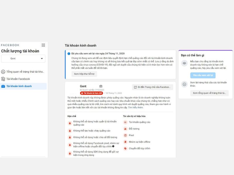 kháng tài khoản quảng cáo- 2