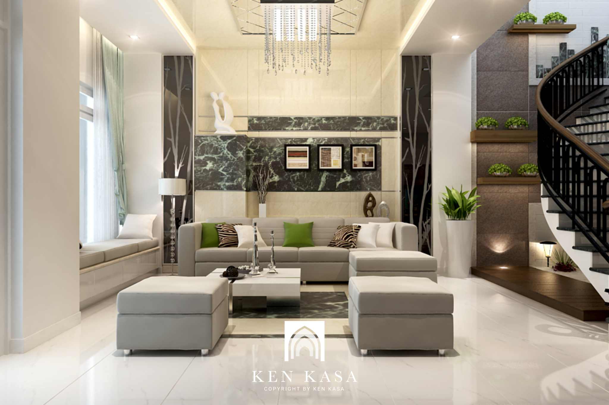 Thiết kế nội thất homestay nhà ống đơn giản