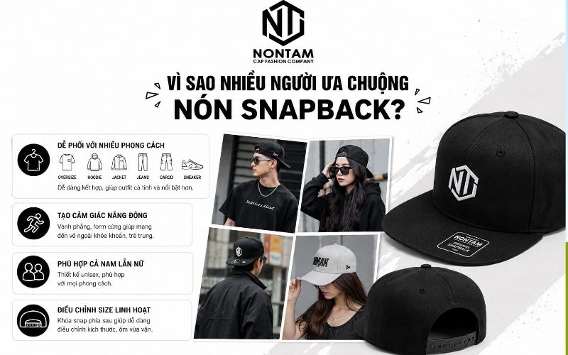 Vì sao nhiều người ưa chuộng mua nón snapback