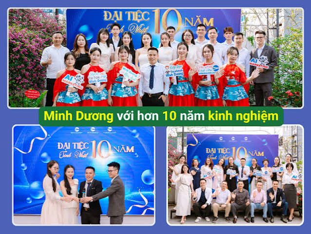 Minh dương Media với hơn 10 năm kinh nghiệm đào tạo
