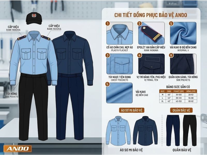 cách chọn quần áo bảo vệ may sẵn