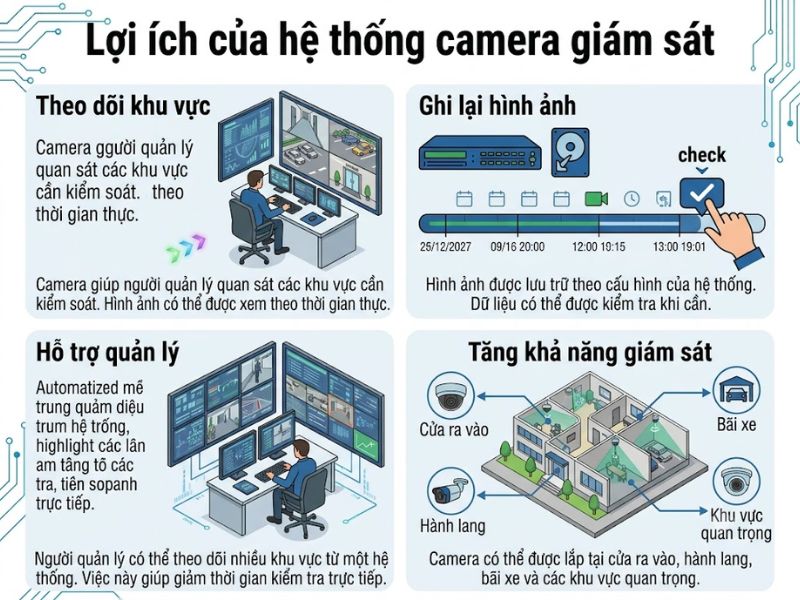 Lợi ích hệ thống camera giám sát