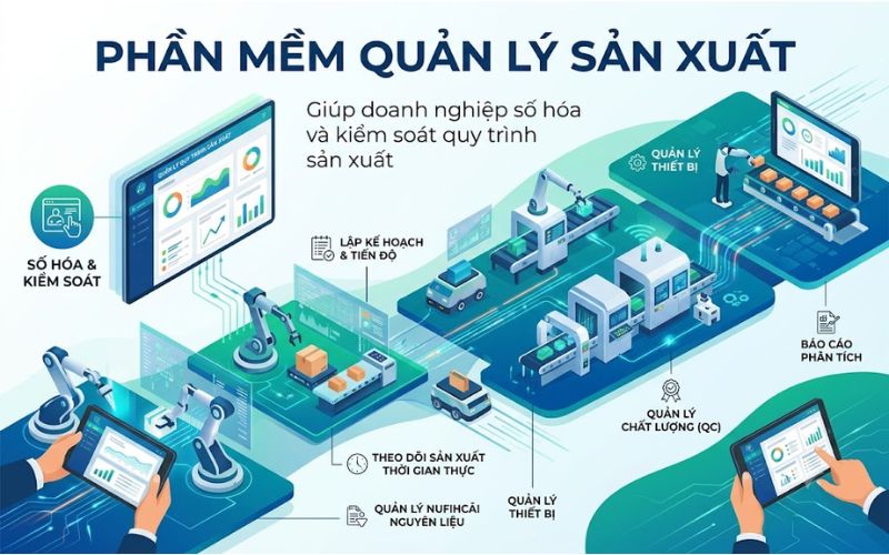 Phần mềm quản lý sản xuất cho doanh nghiệp