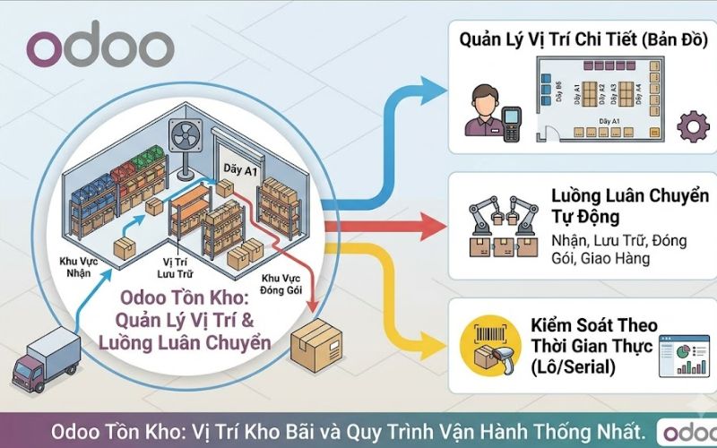 Quản lý vị trí kho bằng Odoo
