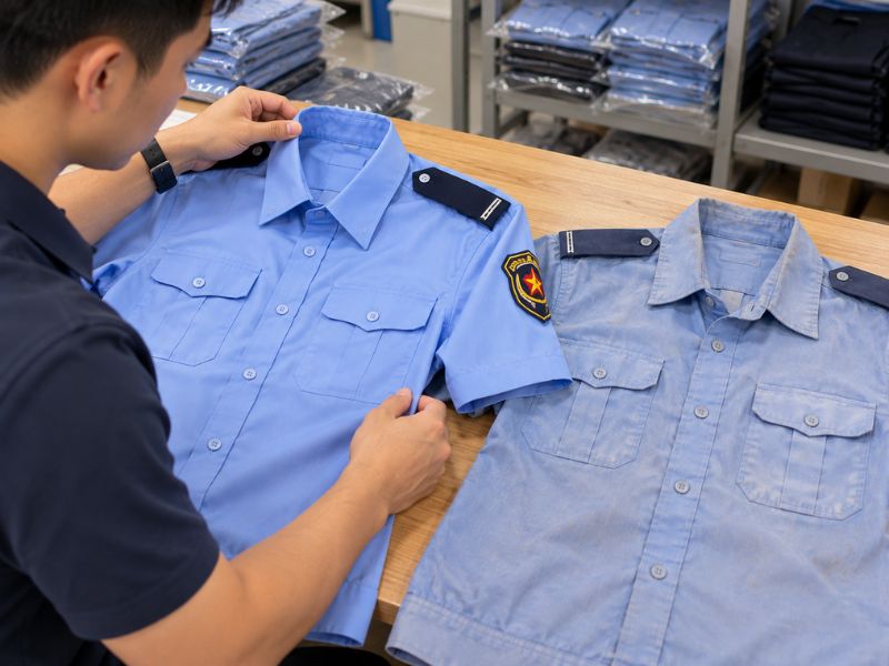 Kiểm tra áo bảo vệ cộc tay sau thời gian sử dụng