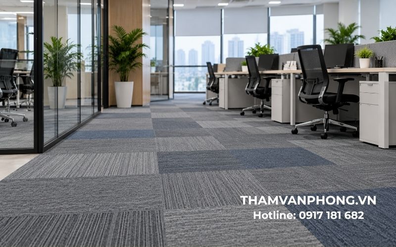 Mẫu thảm văn phòng theo phong cách hiện đại 