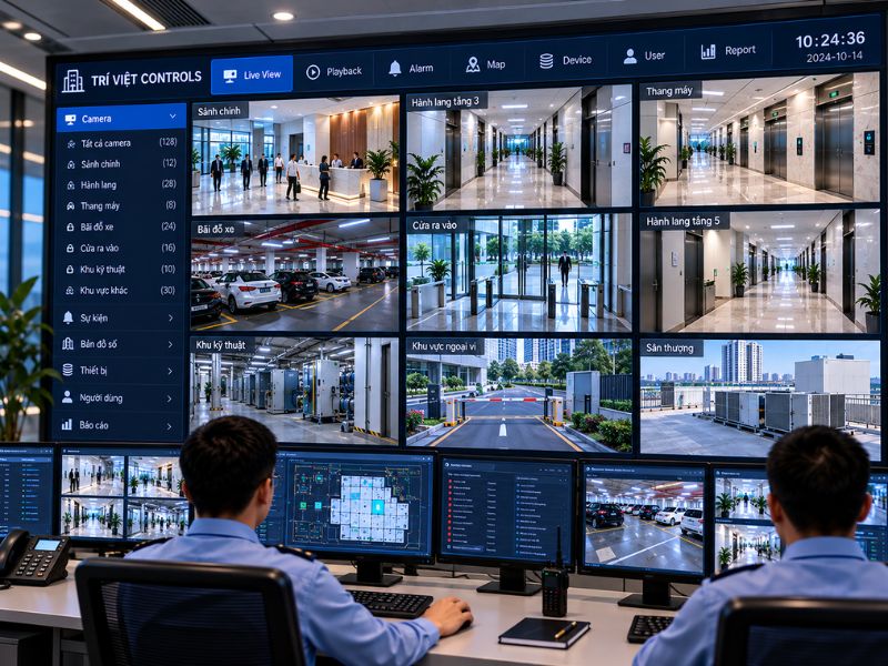 Phần mềm quản lý hệ thống camera