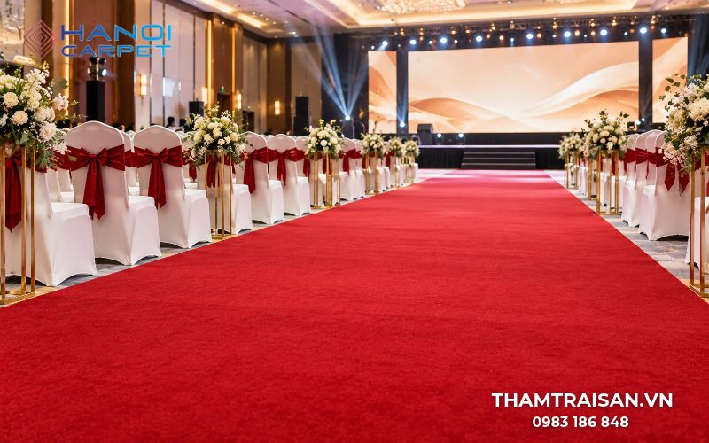 Vì sao thảm trải sự kiện giá rẻ được nhiều người lựa chọn?