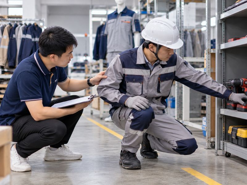 Thử quần áo bảo hộ cao cấp trước khi mua
