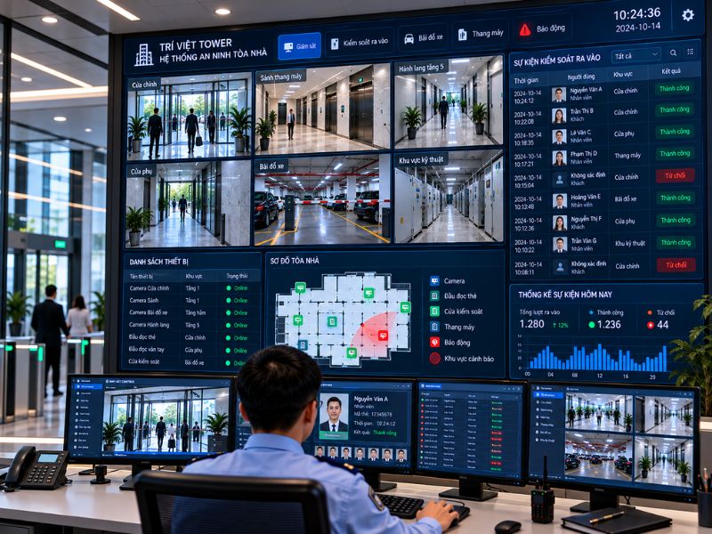 Phần mềm VMS kết hợp Access Control